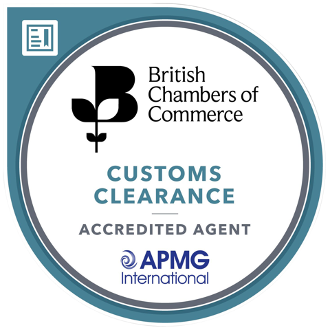 Customs Clearance – Accredited Agent, British Chambers of Commerce i APMG International